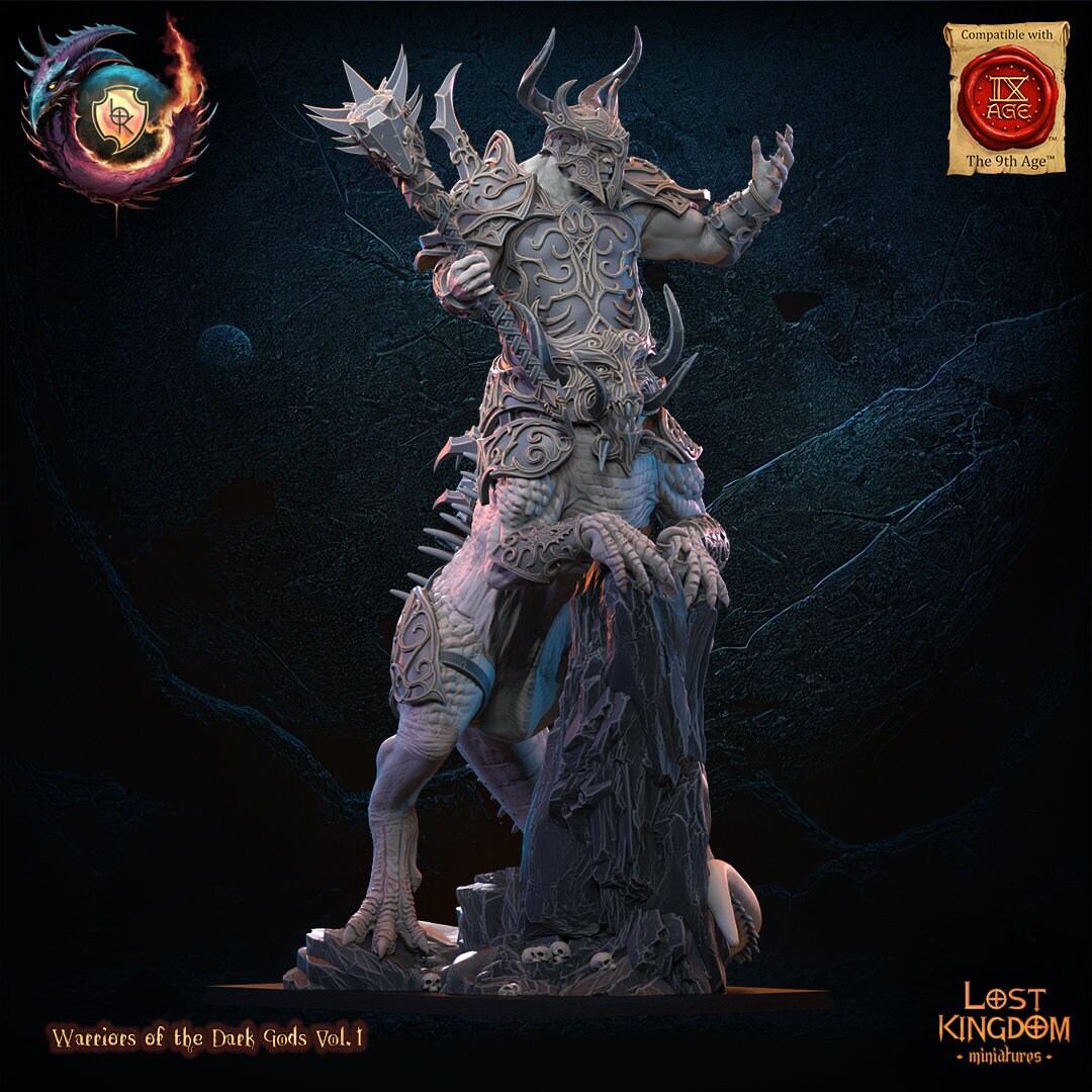 3D Printed Ancient Feldrak by Lost Kingdom Miniatures