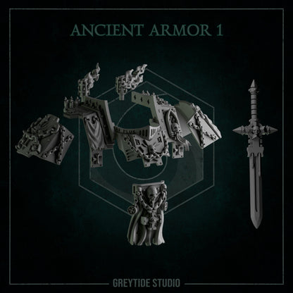3d Printed Ancient Armor Upgrade Kit by Greytide Studio
