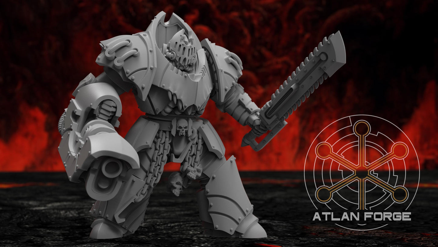 3d Printed Vampire Knights Destroyers by Atlan Forge Miniatures