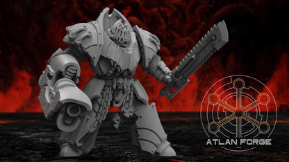 3d Printed Vampire Knights Destroyers by Atlan Forge Miniatures