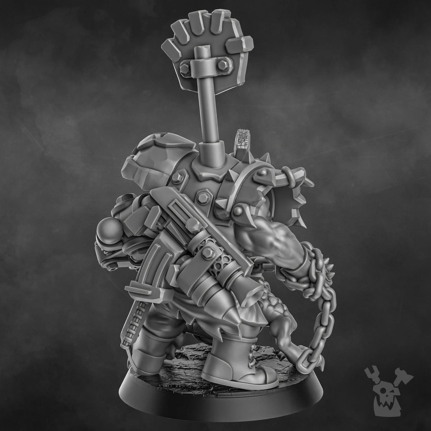 3d Printed Zargok Da Hogmasta by DakkaDakka Miniatures