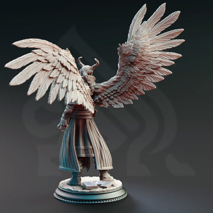 3D Printed Tiefling Divine Soul Sorcerer by DM Stash