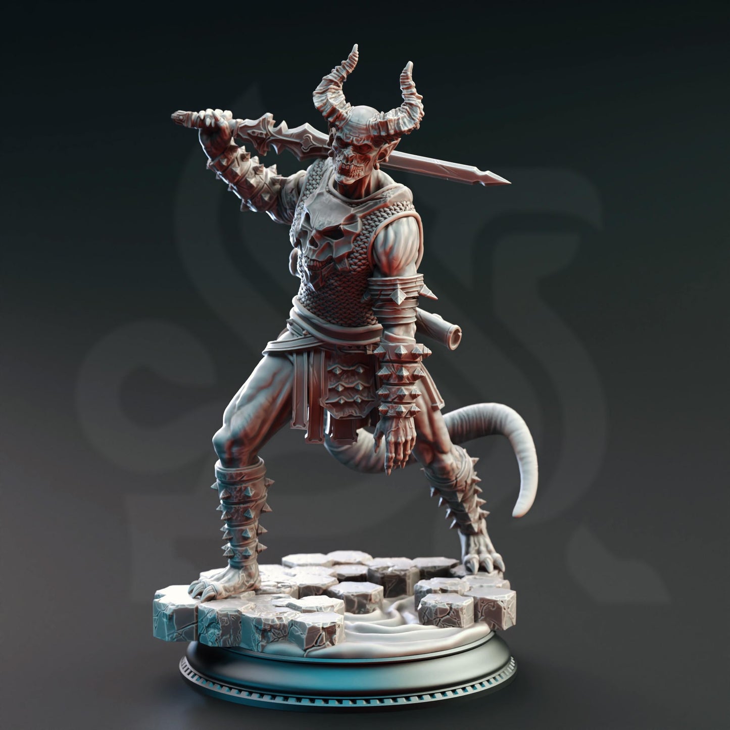 3D Printed Devil Warriors of the Hells by DM Stash