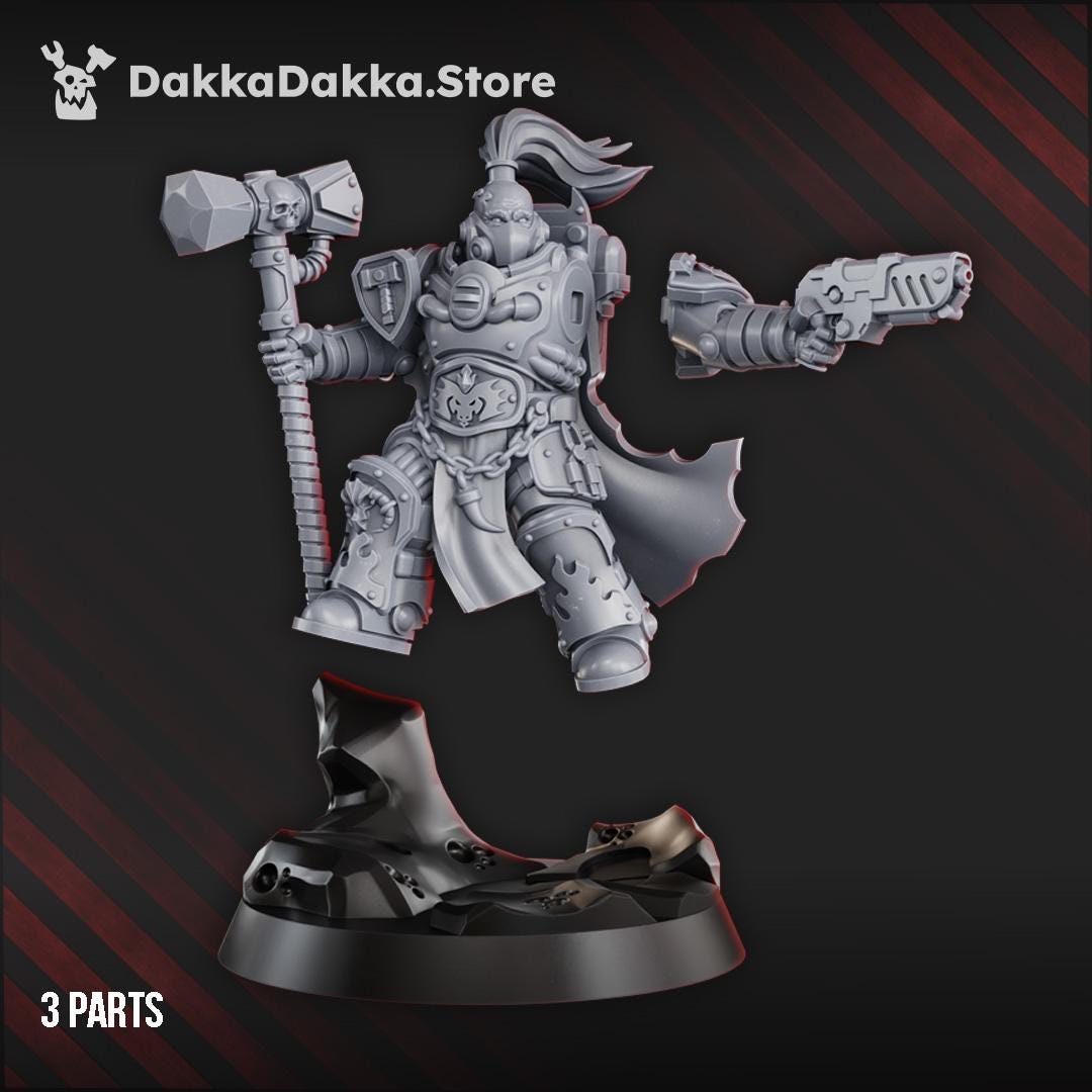3D Printed Agadrax the Forgefire by DakkaDakka Miniatures