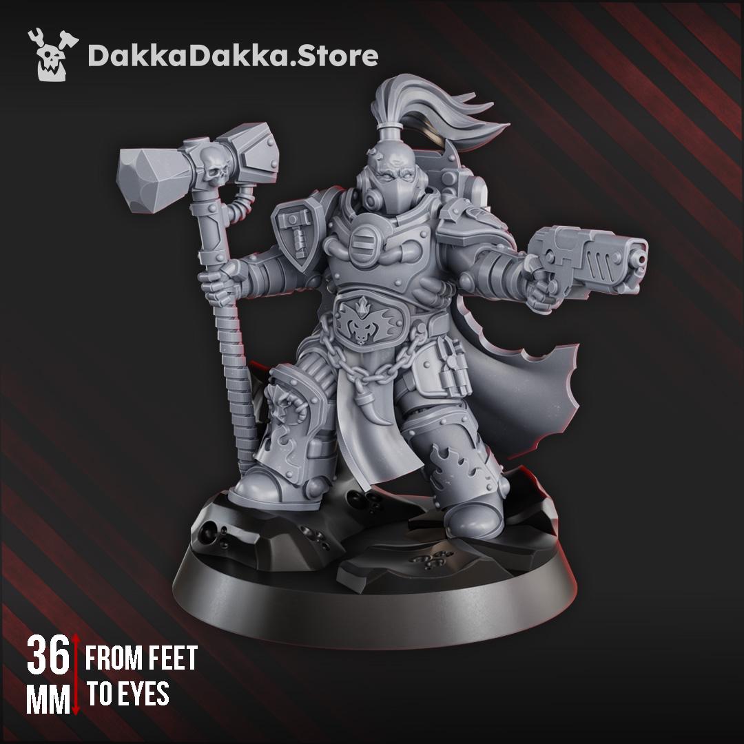 3D Printed Agadrax the Forgefire by DakkaDakka Miniatures