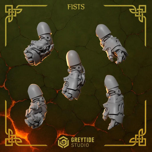 3d Printed Anvil Wardens Fists x10 by Greytide Studio