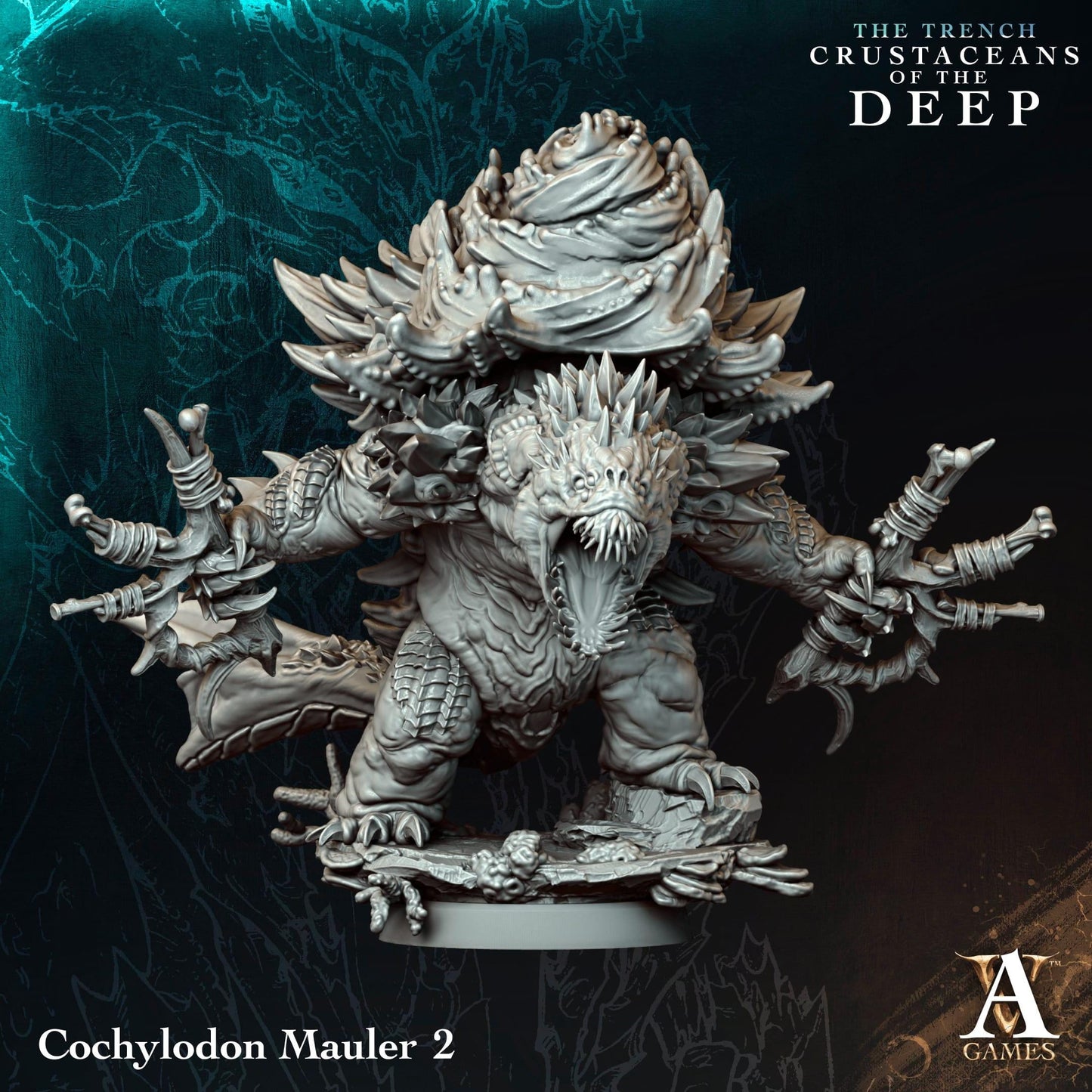 3D Printed Cochylodon Maulers by Archvillain Games