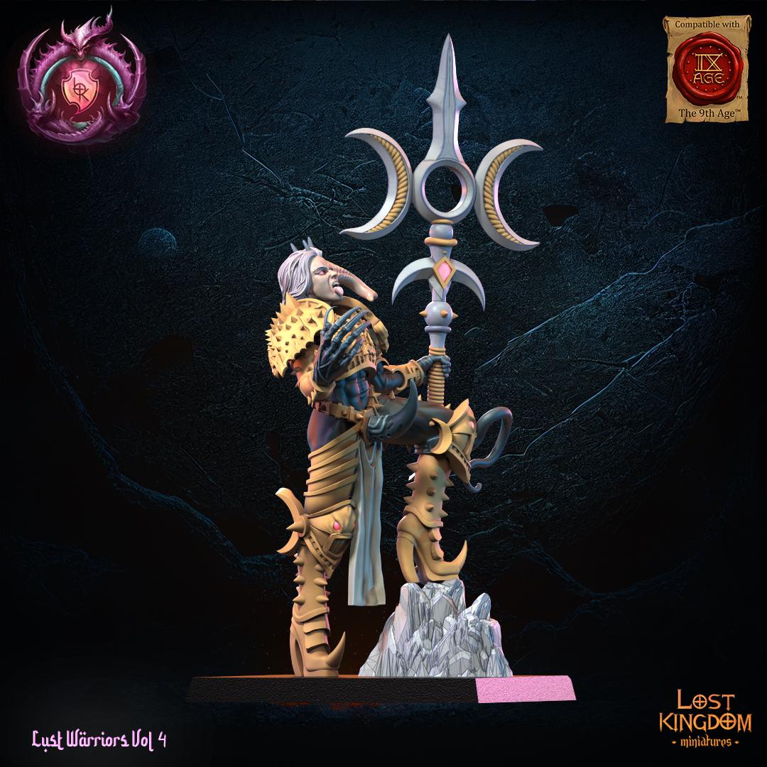 3D Printed Aurenis, Lust Chosen Lord by Lost Kingdom Miniatures