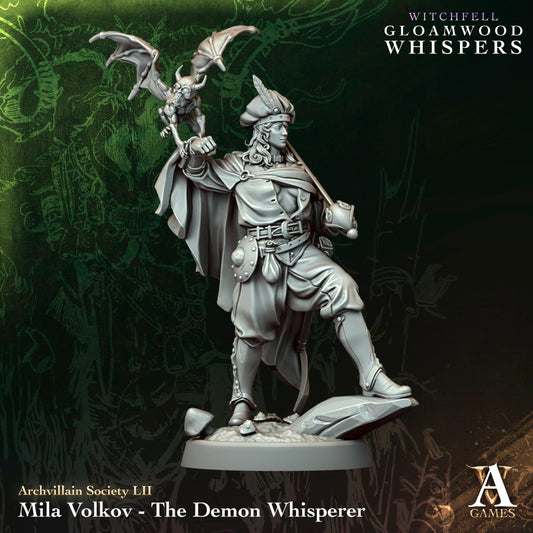 3D Printed Mila Volkov by Archvillain Games