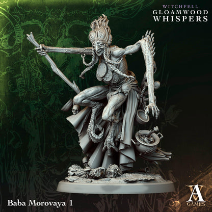 3D Printed Baba Morovayas by Archvillain Games