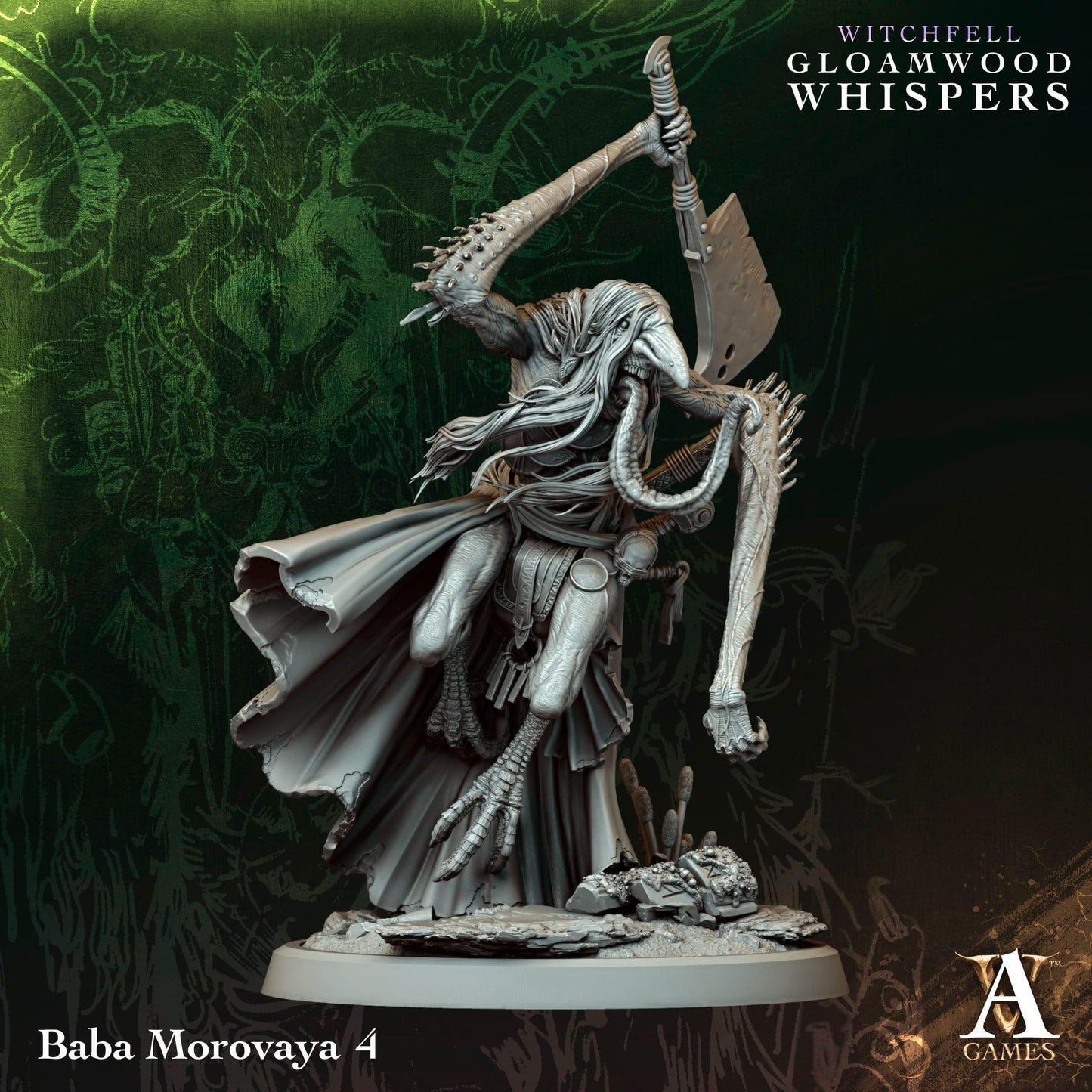 3D Printed Baba Morovayas by Archvillain Games