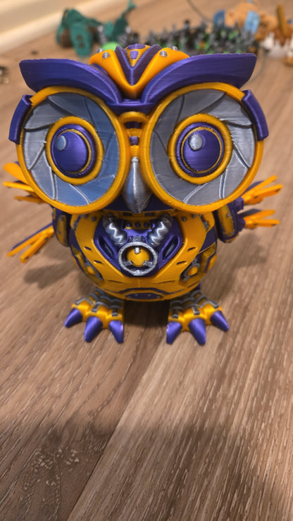 Cyberpunk Owl