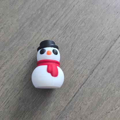 Mini Snowman Keychain