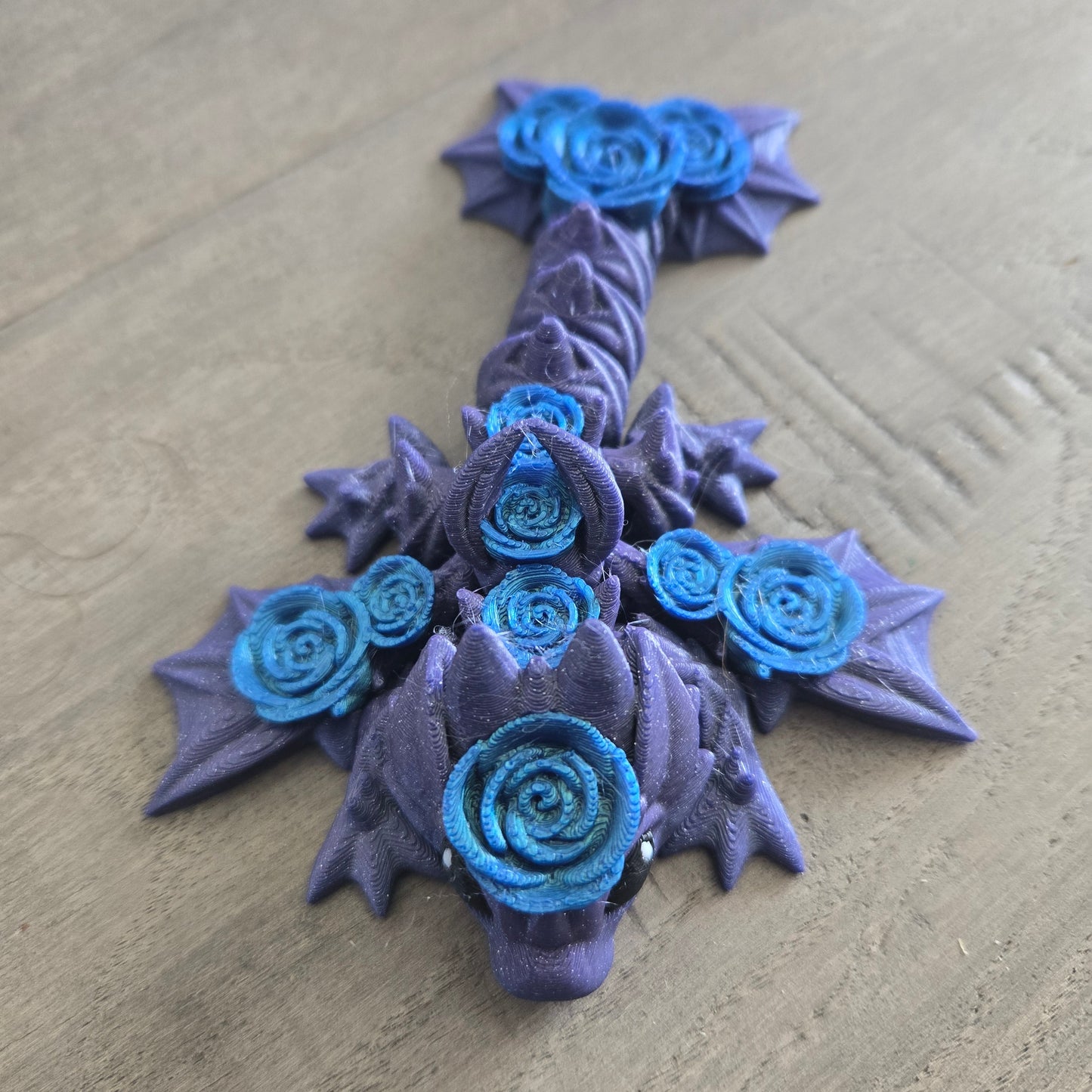 Baby Rose Wyven Dragon Keychain (Limited Edition)