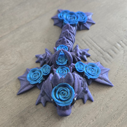 Baby Rose Wyven Dragon Keychain (Limited Edition)